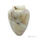 Iris onyx marble curved VASE, authentic and handmade, elegant and exclusive design.