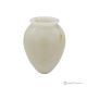 Iris onyx marble curved VASE, authentic natural stone, handmade, exclusive design.