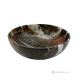 BOWL in authentic Michelangelo black marble, elegant and refined design, handmade.
