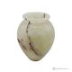 Iris onyx marble curved VASE, natural stone, handcrafted, modern.