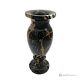VASE, amphora in black Michelangelo marble, authentic stone, handmade, refined design.