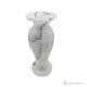 VASE, amphora in authentic Ibiza white marble, handmade, with elegant and classic design.