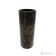 Cylindrical VASE in black marble Michelangelo, authentic stone, handmade, elegant design.
