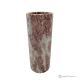 Cylindrical VASE in red marble Prezioso, authentic natural stone, handmade.