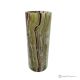 Cylindrical VASE in green onyx marble, genuine stone, handcrafted, elegant design.