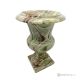Medici VASE in green onyx marble, natural stone, handcrafted, elegant design.