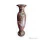VASE, amphora in red Levanto marble, genuine stone, handmade, elegant and classic design.