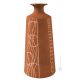 VASO TRONCO Ceramic vase handcraft hand decorated authentic Made in Italy 