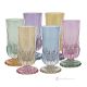 ADA Set of 6 Authentic Modern Hand Painted Drinking Glasses in Premium Quality Glass.