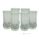 ADA Set of 6 Authentic Modern Hand Painted Drinking Glasses in Premium Quality Glass.-Green