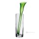 ALBA Authentic hand painted vase modern decorative in premium quality glass.