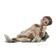 AZZURRA Capodimonte statuette, Italian art porcelain, timeless beauty.
