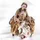 LADY - Capodimonte porcelain statuette, elegant and refined lady.
