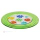 VIDIVI Plate, centerpiece glass superior quality hand painted modern design.