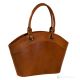 ELISABETH Totes top-handle bags handcrafted women's bag in real leather Tawny