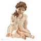 FLORA Collectible Capodimonte porcelain statuette, celestial romanticism.