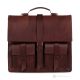 MASSEO Office bag Briefcase Work Bag business bag men's bag handcrafted in real brown leather