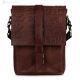 STEVEMIKU Crossbody bag men's bag handcrafted in real brown leather