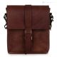 STEVES Crossbody bag men's bag handcrafted in real brown leather
