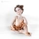 LUCILLE - Capodimonte, refined porcelain dancer, pure and romantic art.