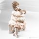 LUNA BIMBO Capodimonte romantic mother with child, timeless Italian elegance.