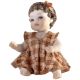 MIGNON-F - Pure elegance, hand-decorated porcelain doll.