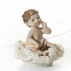 MAOMAO Capodimonte porcelain statuette, delicate baby doll.