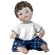 MIGNON T-SHIRT - Hand painted Capodimonte doll, timeless elegance.