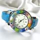 SPACE wristwatch with Murrine Murano glass hand made authentic Made in Italy