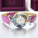 LADY wristwatch with Murrine Murano glass hand made authentic Made in Italy