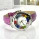 STAR wristwatch with Murrine Murano glass hand made authentic Made in Italy