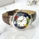 STAR wristwatch with Murrine Murano glass hand made authentic Made in Italy