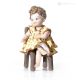NELLY - Authentic Capodimonte doll, perfect for decorating with style.