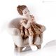 PAOLINA - Italian art doll, hand painted and decorated.