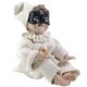 PULCINELLA Capodimonte porcelain statuette, timeless carnival elegance.