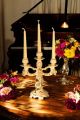Candelabra 3 arm ceramic - Table and decor - Roses & Swarovsky