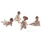 SELLY FANNY SHIRLEY PEGGY Capodimonte 4 porcelain dolls.