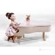 TAMARA - Hand painted porcelain doll, musician with piano, Italian elegance.