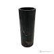 Cylindrical VASE in black Michelangelo marble, natural stone, handmade, exclusive design.