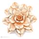 ROSE – Hanging flower in Capodimonte porcelain, handmade, high quality
