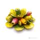 CANDLE HOLDER FIGS – Centerpiece table decoration, Capodimonte ceramic