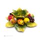 FRUIT CANDLE HOLDER – Centerpiece table decoration, Capodimonte ceramic