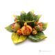 POMEGRANATE CANDLE HOLDER – Centerpiece table decoration, Capodimonte ceramic