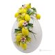 LEMON EGG – Centerpiece table decoration, fine Capodimonte ceramic